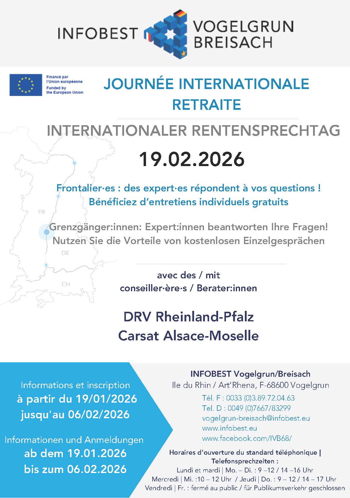 Inscription Journ&eacute;e internationnale de retraite allemand et fran&ccedil;ais du 19 f&eacute;vrier 2026